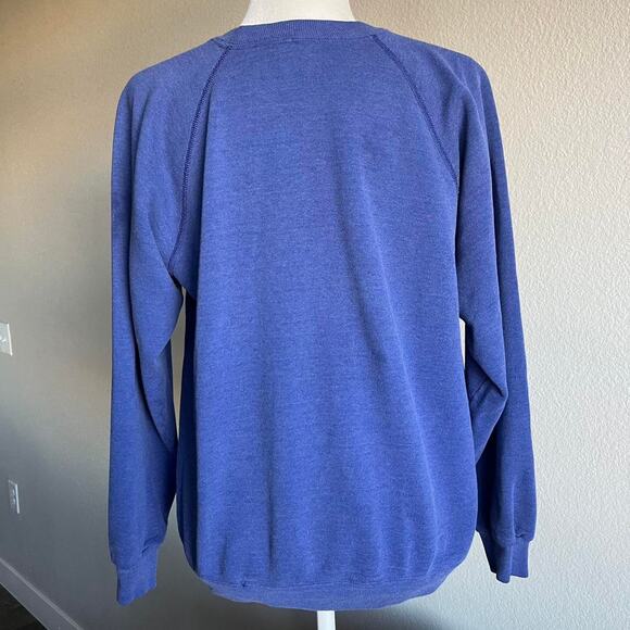 VTG 90S BLUE HARD ROCK CAFE HONOLULU SWEATSHIRT - Picture 4 of 8